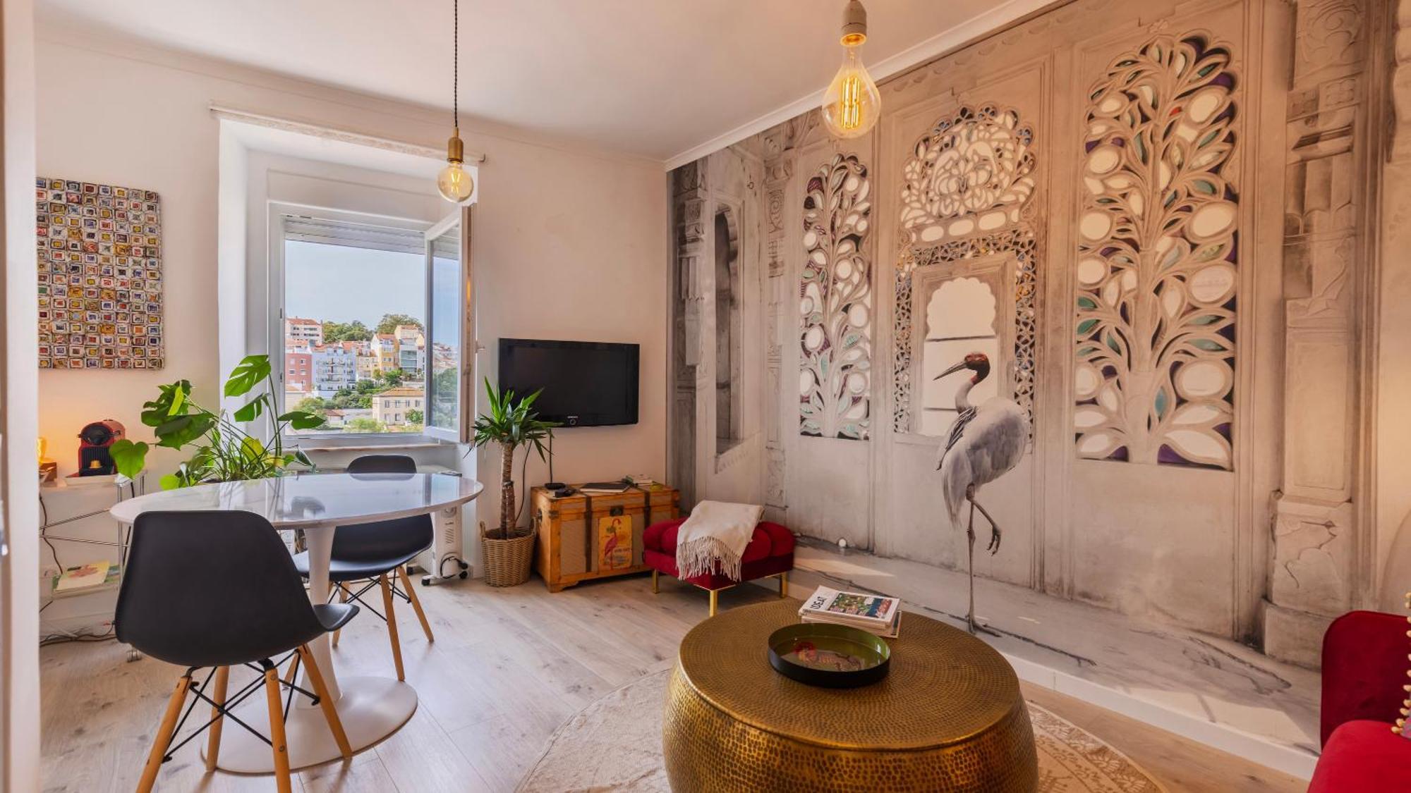 Sunny Design Apt In Praca Das Flores By Lovelystay Lisabona Exterior foto